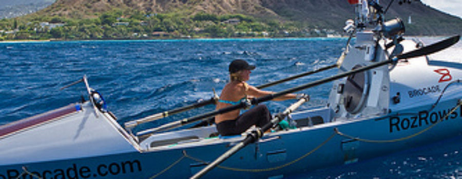 Roz Savage rows across the Pacific