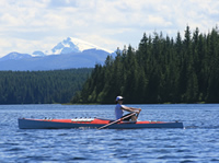 Rowing on Mohun Lake