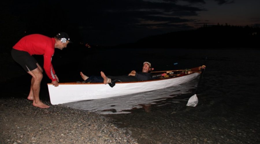 Start of the Yukon River Row